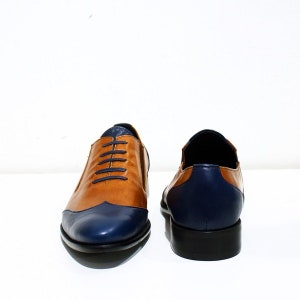 Modello Massimo Fait Main Chaussures italiennes de couleur image 3