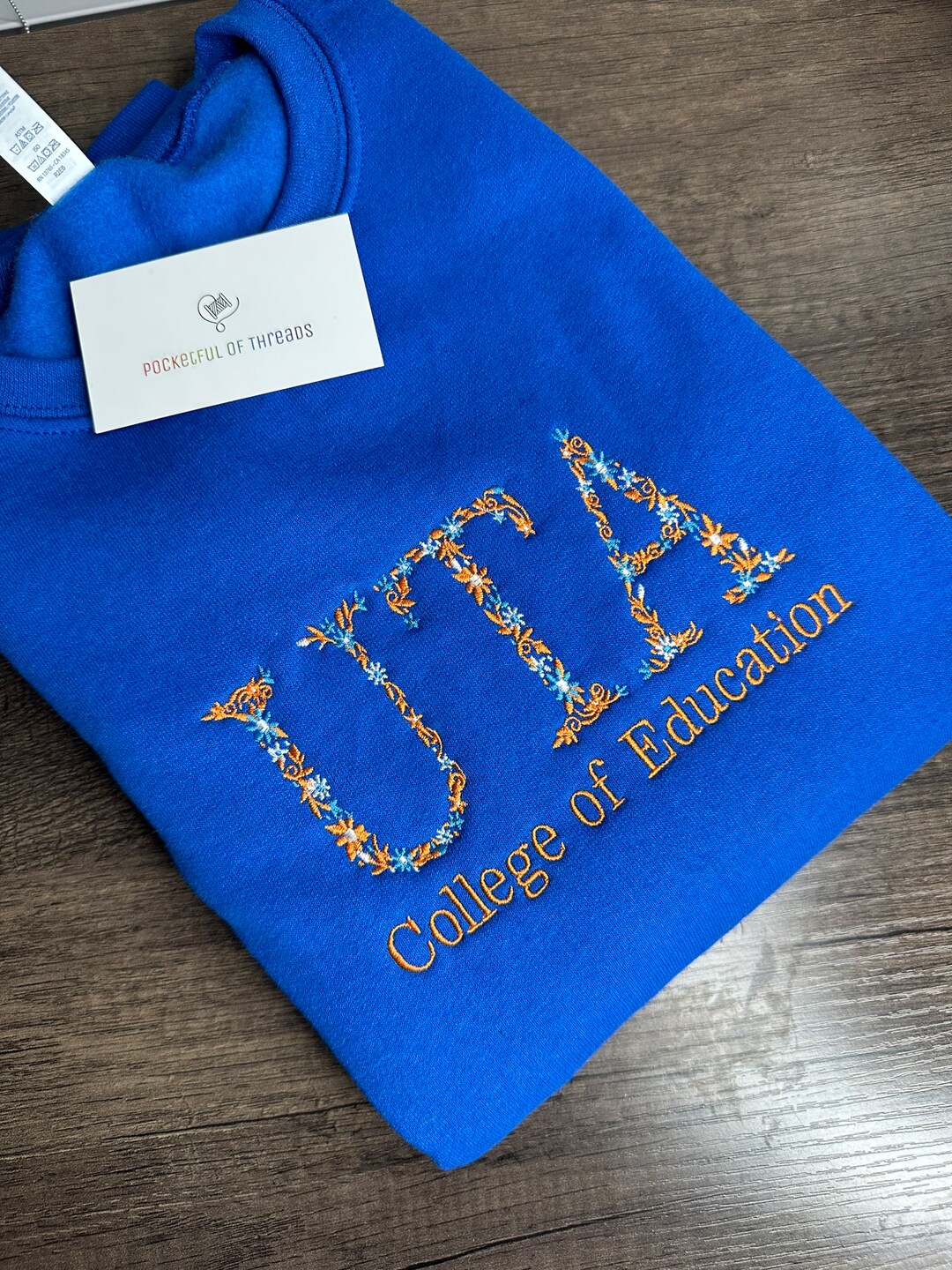 Custom Embroidered University College Sorority Business Etsy