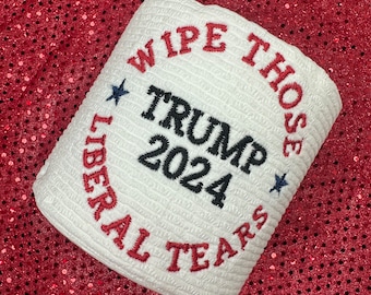 Donald trump toilet paper. Trump train.  gag gift. Donald trump. republican gift. President. 2024. Voting for a felon.