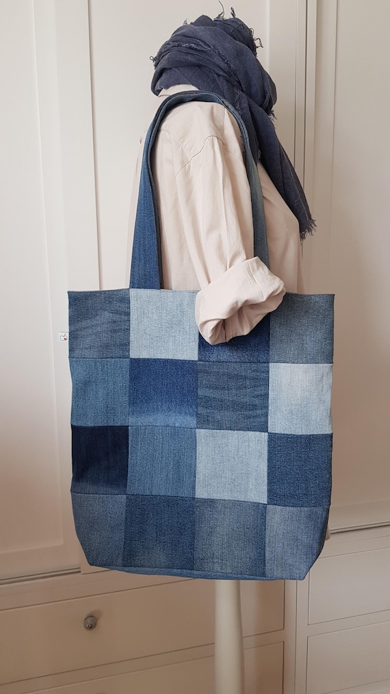 Shopper made of denim | Patchwork I upcycling