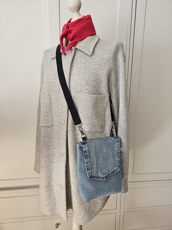 Shoulder bag made from denim | upcycling