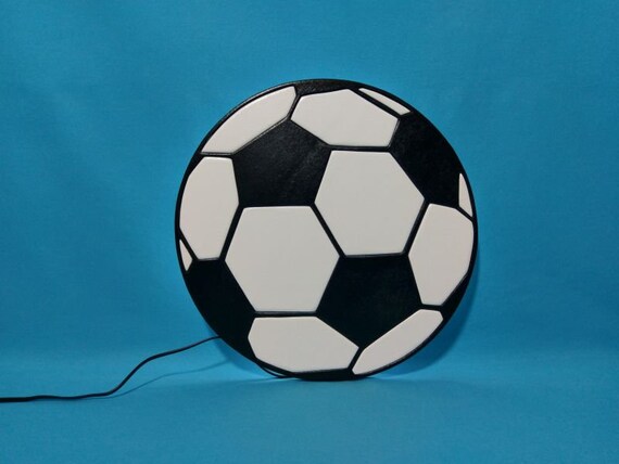Nachtlicht Schlummerlampe Fussball Wandlampe Etsy
