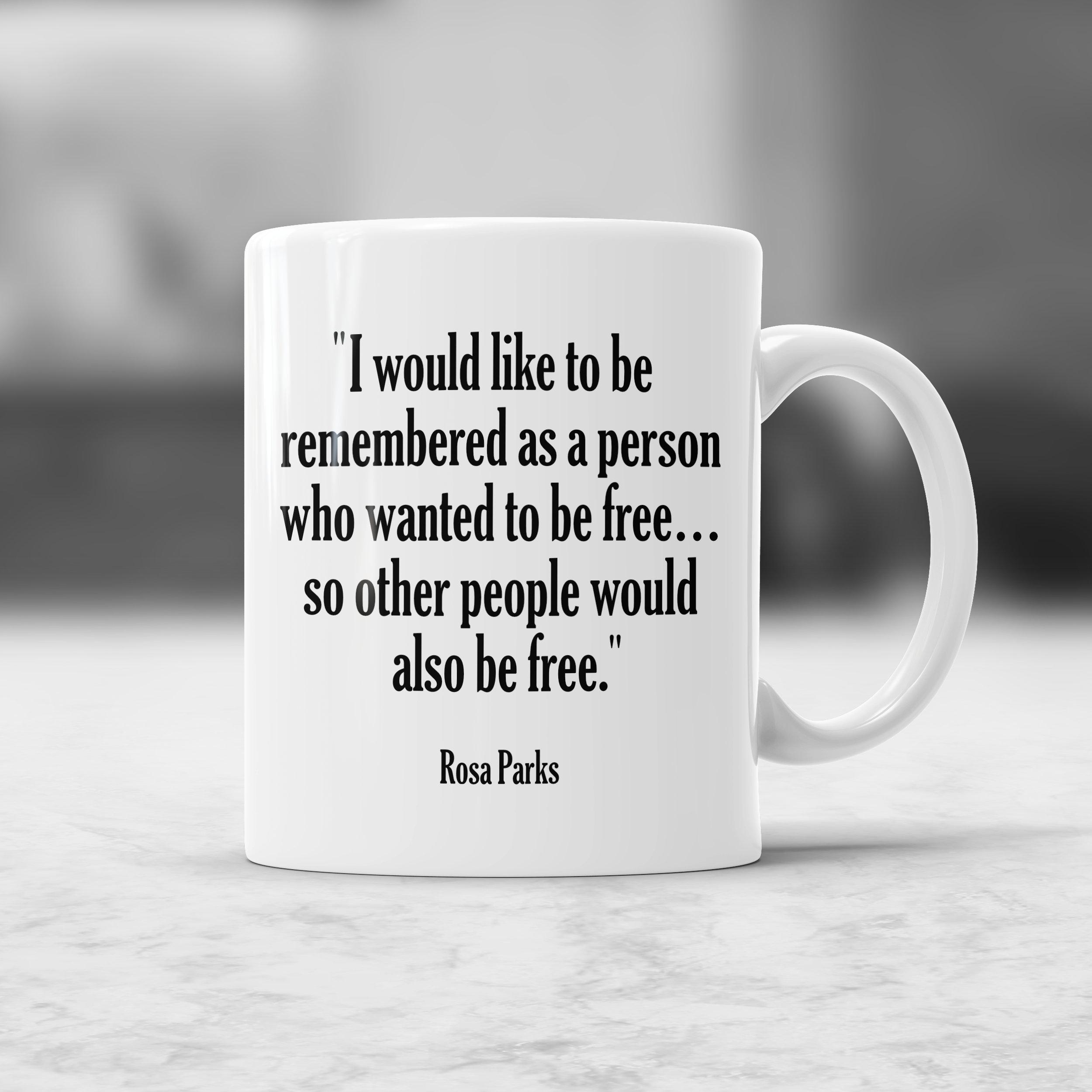 Rosa Parks With Quote MUG / Black Empowerment / Equal Rights / Civil ...