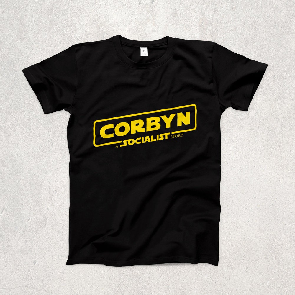 Image of Corbyn - A Socialist Story Ringspun T-Shirt/Politics Labour Party Socialism Jeremy