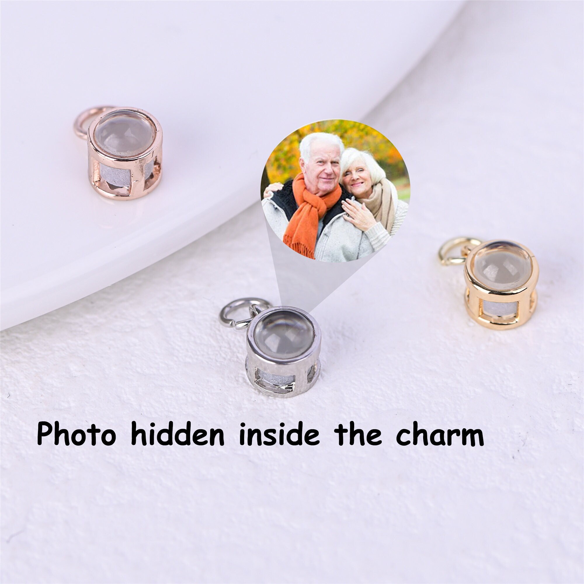 Foto oculta dentro colgante la foto de proyección foto - Etsy España