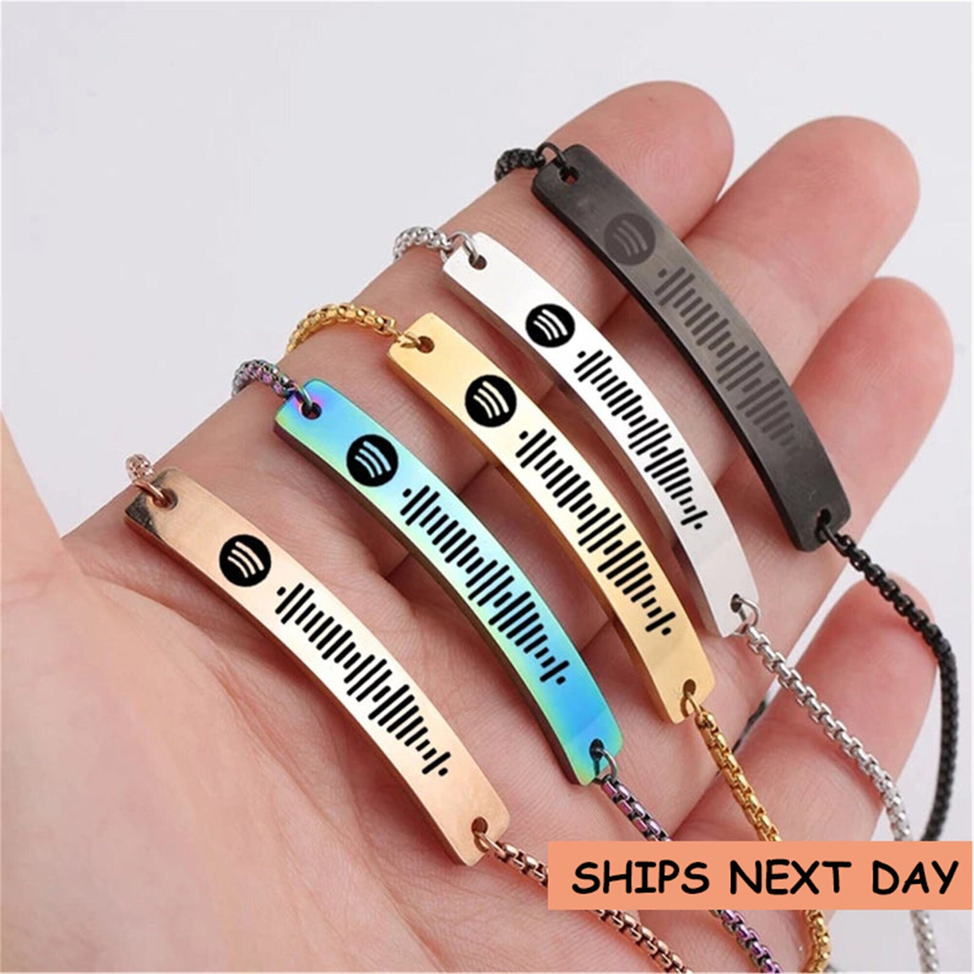 Adjustable spotify Bracelets •friendship bracelet•women bracelets • s…