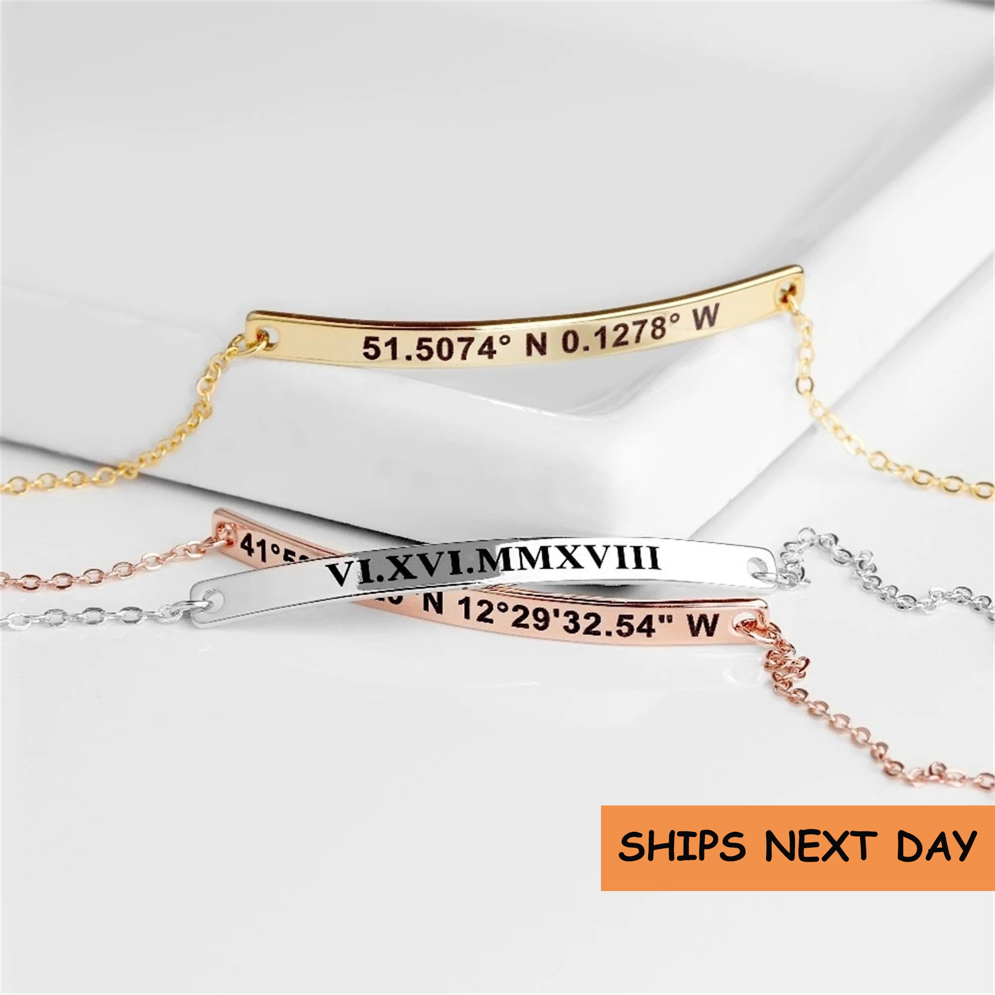 Personalized Engraved Bracelet •Custom Name Bracelet •Adjustable Brac…