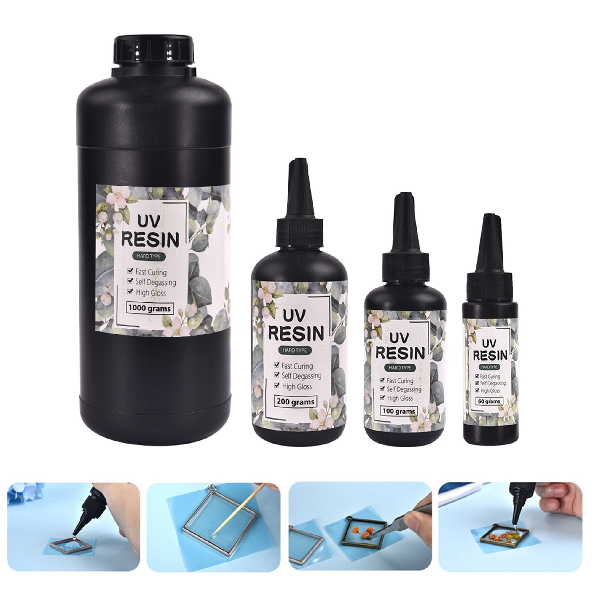 Quickdrying UV Resin Glue Clear Hard Resin Glue for DIY Epoxy Etsy