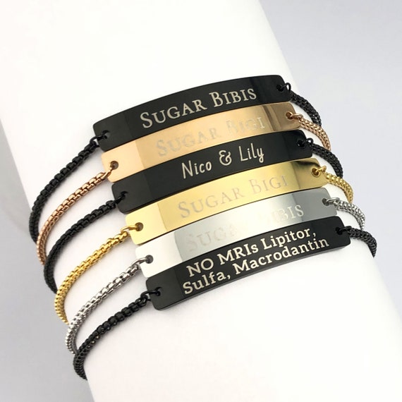 Custom on sale adjustable bracelets