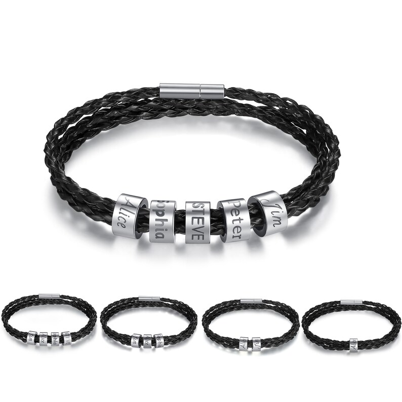 Personalized Custom Name Bracelet Family Name Bracelet Etsy