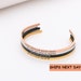 Personalized Minimalist Bracelets,Bridesmaid bracelet,graduation gifts,Custom Name Cuff Bracelet,Roman numerals, coordinate bracelet,3MM 
