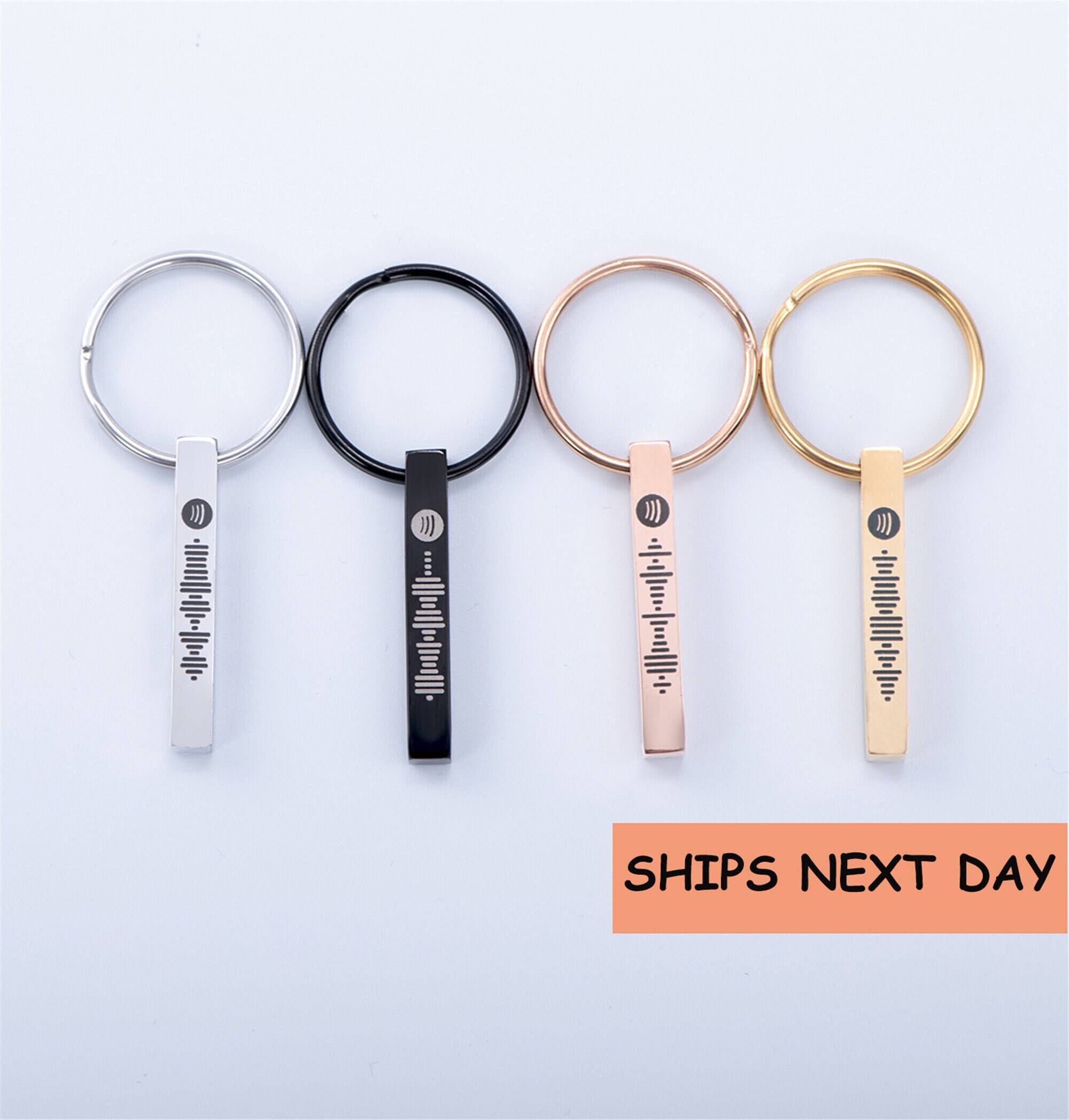 Spotify keychain• custom keychain • keychain personalize  • Spotify C…