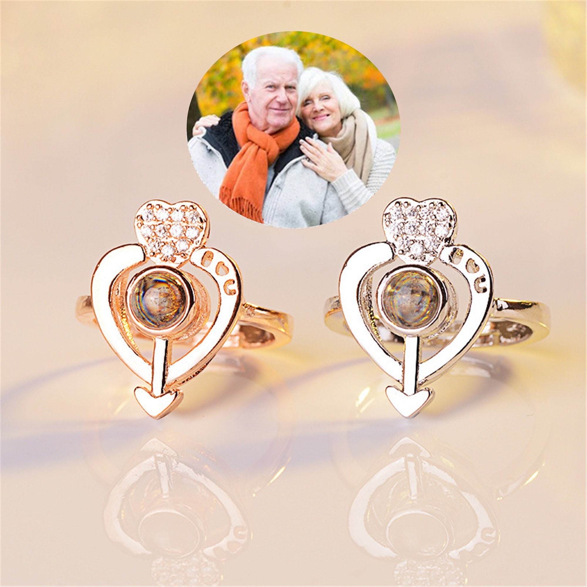 Ring with 100 store i love you