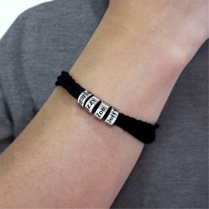 Personalized Custom Name Bracelet Family Name Bracelet Etsy