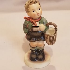 Hummel Goebel Collectible Figurine &quot;Village Boy&quot; TMK5 - 4&quot;h - W. Germany #51 3/0