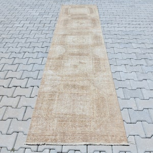 Runner Rug,Oushak Runner Rug,3x11 Rug,Handmade Rug,3x11 Oushak Rug,3x11 Turkish Rug,Wool Runner Rug,Kitchen Rug,Turkish Runner Rug,B 2325