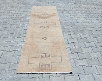 Runner Rug, 3x15 Rug, Oushak Runner Rug, 3x15 Turkish Rug, 3x15 Oushak Rug, Runner Rug 3x15, Vintage Runner Rug, Kitchen Rug, B2778