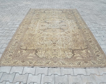 Oushak Rug, Turkish Area Rug, Handmade Rug, Area Rug, Vintage Rug, Oushak Area Rug, Living Room Rug, For Bedroom Rug, Turkey Rug, Rug, S2598