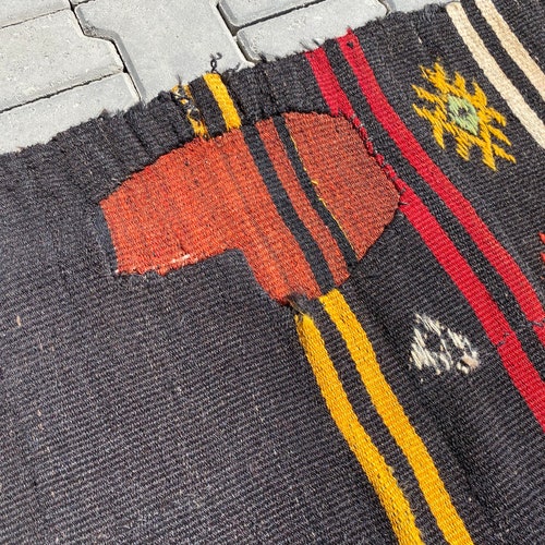 Turkish runner rug, Oushak runner rug, Oushak rug, Turkish rug, Vintage runner, Vintage rug, 2.1 shops x 10.1 Feet / 63 x 309 Cm