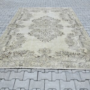 Vintage Rug,Handmade Rug,Oushak Area Rug,Living Room Rug,Anatolian Rug,Bohemian Rug,Oushak Rug,Turkish Rug,Vintage Area Rug,Area Rug,S2236