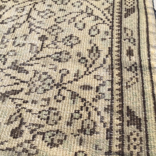 Handmade rug, Oushak Rugs, 3 x 6.6 feet, vintage rug, area rug,turkısh rug, bohemian rug,Antique rug,home decor rug,turkısh carpet - S shops 448