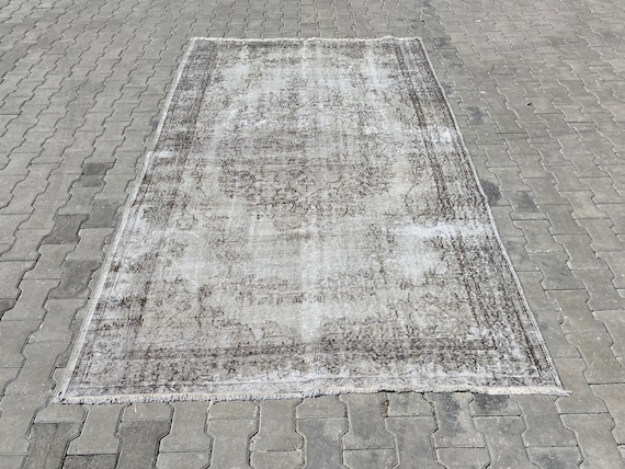6x9 Rug,Vintage Rug,6x9 Turkish Rug,Bohemian Rug,6x9 Oushak Rug,Handmade Rug,6x9 Vintage Rug,Organic Wool Rug,Farmhouse Rug,Oushak Rug,S 466