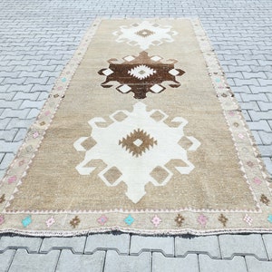 5x30 Teppich,5x12 Oushak Teppich,Teppich,Türkischer Läufer,120x300 Vintage Teppich,Oushak Läufer,B2410