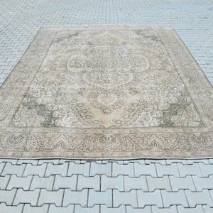 10x13 Rug, Handmade Rug, Large Vitage Rug, 10x13 Turkish Rug, 10x13 Area Rug, 10x13 Oushak Rug, Vintage Large Rug, 10x13 Vintage Rug, P449
