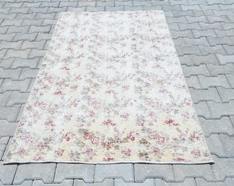 4x6 Rug, Area Rug, Hand Made Rug, Farm House Rug, 4x6 Turkish Rug, Vintage Rug, Boho Rug, Kids Room rug, 4x6 Oushak Rug, Turkish Rug, S2383