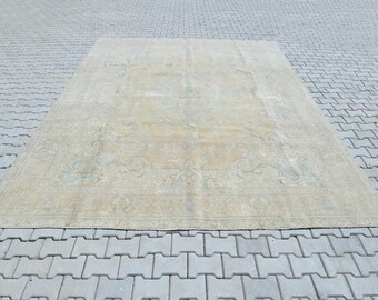 Oushak Rug, Vintage Rug, Area Rug, Living Room Rug, Turkish Area Rug, Oversize Rug, Turkish Large Rug, Vintage Area Rug, Anatolian Rug, P519