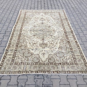 Turkish oushak Rug, 5.6 x 9 Feet, Hand Made Rug, Vintage Rugs, Area Rugs, Wool Rug, 171 x 277 cm, Oushak Vintage Rug, Turkish Carpet - S 318