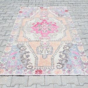 4x7, Handmade Rug, Oushak Rug, Turkish Rug 4x7, Wool Rug, 4x7 Oushak Rug, Vintage Rug, Turkish Rug, 4x7 Vintage Rug, Custom Rug, Rugs, A1371