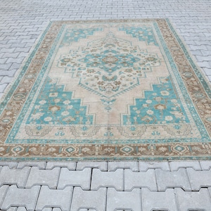 Tapis d&#39;Anatolie,Tapis Oushak en laine,Tapis turc 7x9,Tapis en laine 7x9,Tapis Oushak 7x9,Tapis Oushak,Tapis 7x9,Tapis 7x8,Tapis En Laine,Tapis Turc,Tapis,A876