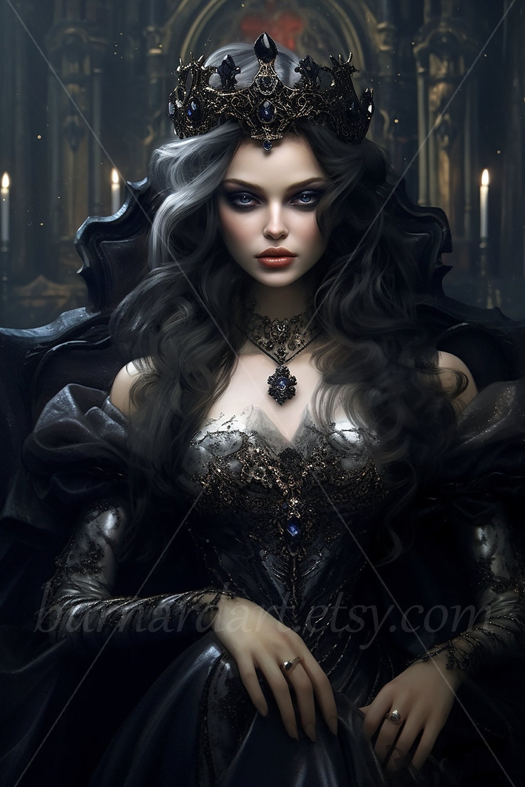 Medieval Princess Digital Download Middle Ages Monarch Royalty Fantasy ...