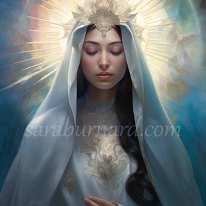 Virgen Guadalupe Digital download - Virgin Mary - Religion - AI Art Print Printable Image stock photo PNG