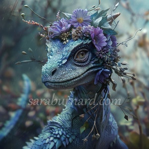 Dragon Digital download - Mythical Medieval Serpents Dragons - AI Fantasy Art Print Printable Poster Image Stock photo JPG