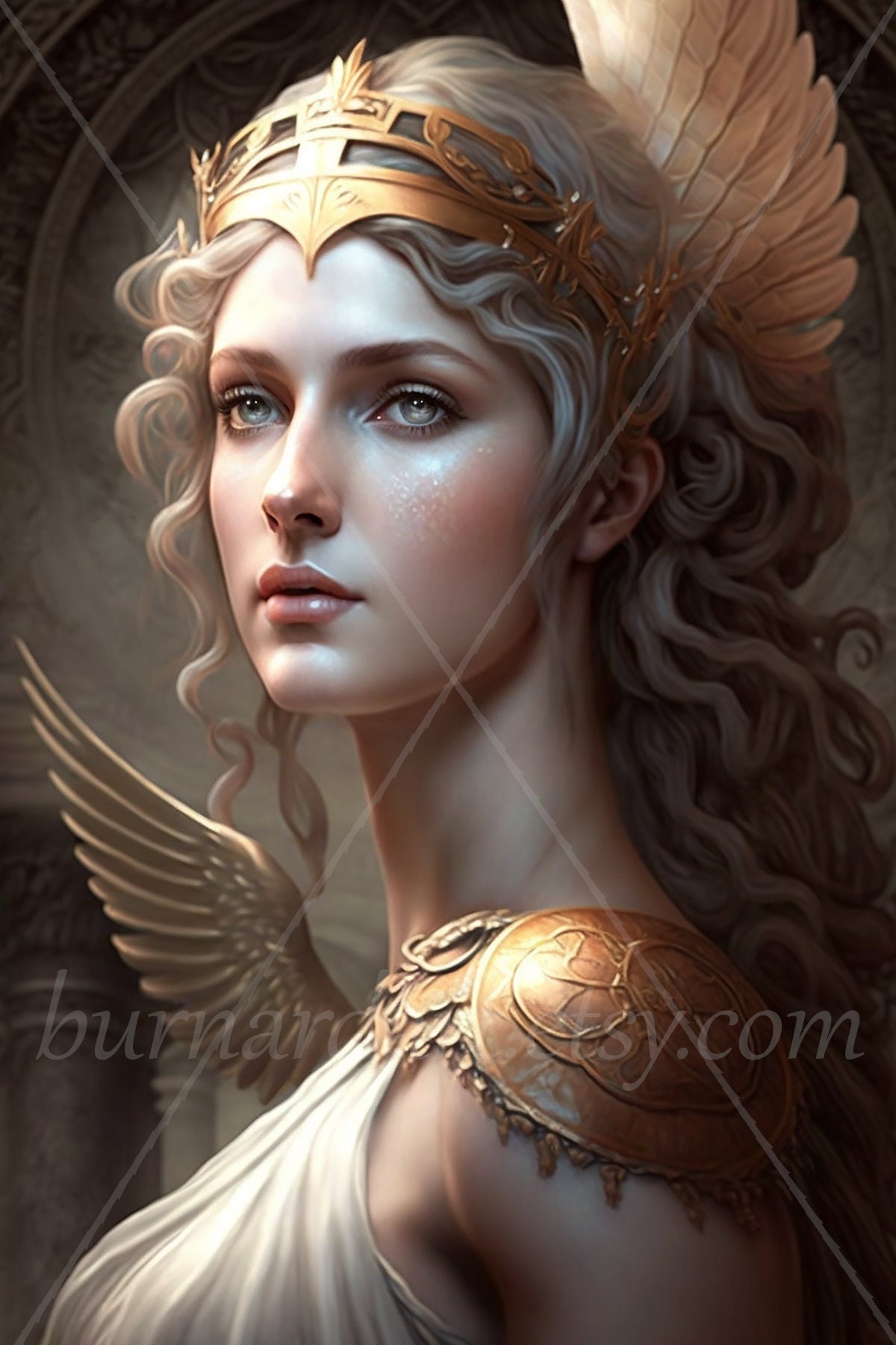 Minerva Digital Download - Goddess of Wisdom, War, Schools