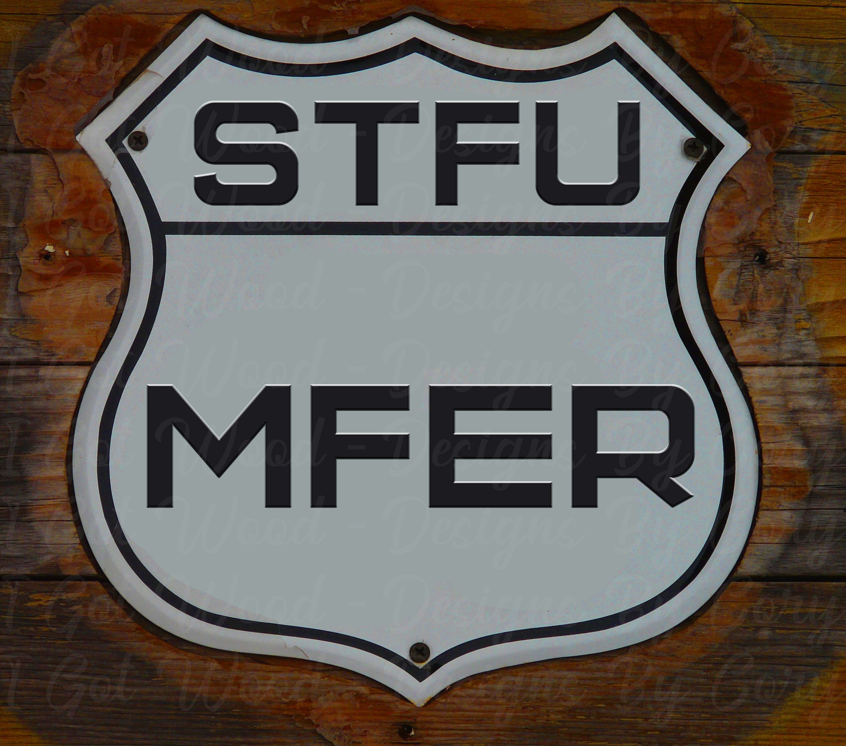 Stfu Sign - Etsy