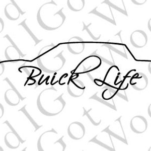 Buick Grand National Life Outline SVG