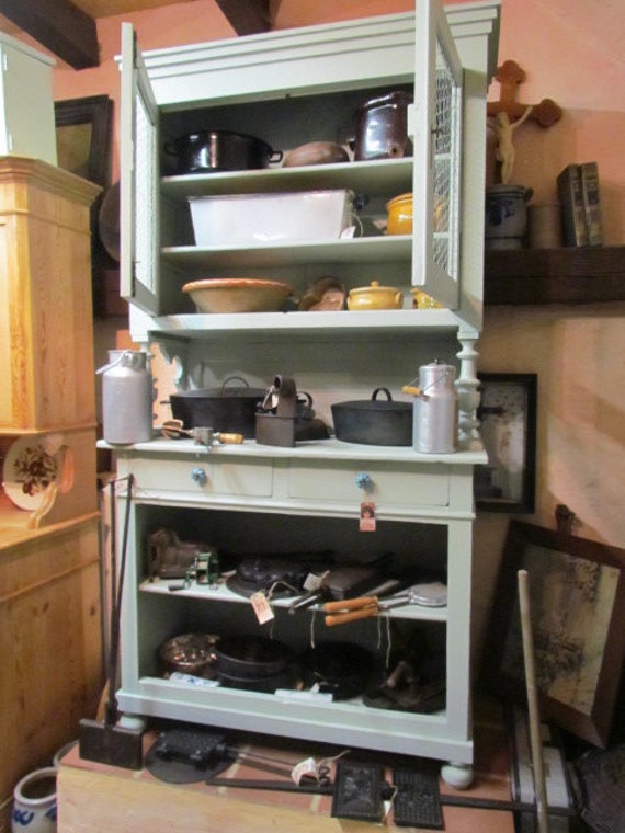 Kitchen Cabinet Shabby Chic Vintage Etsy