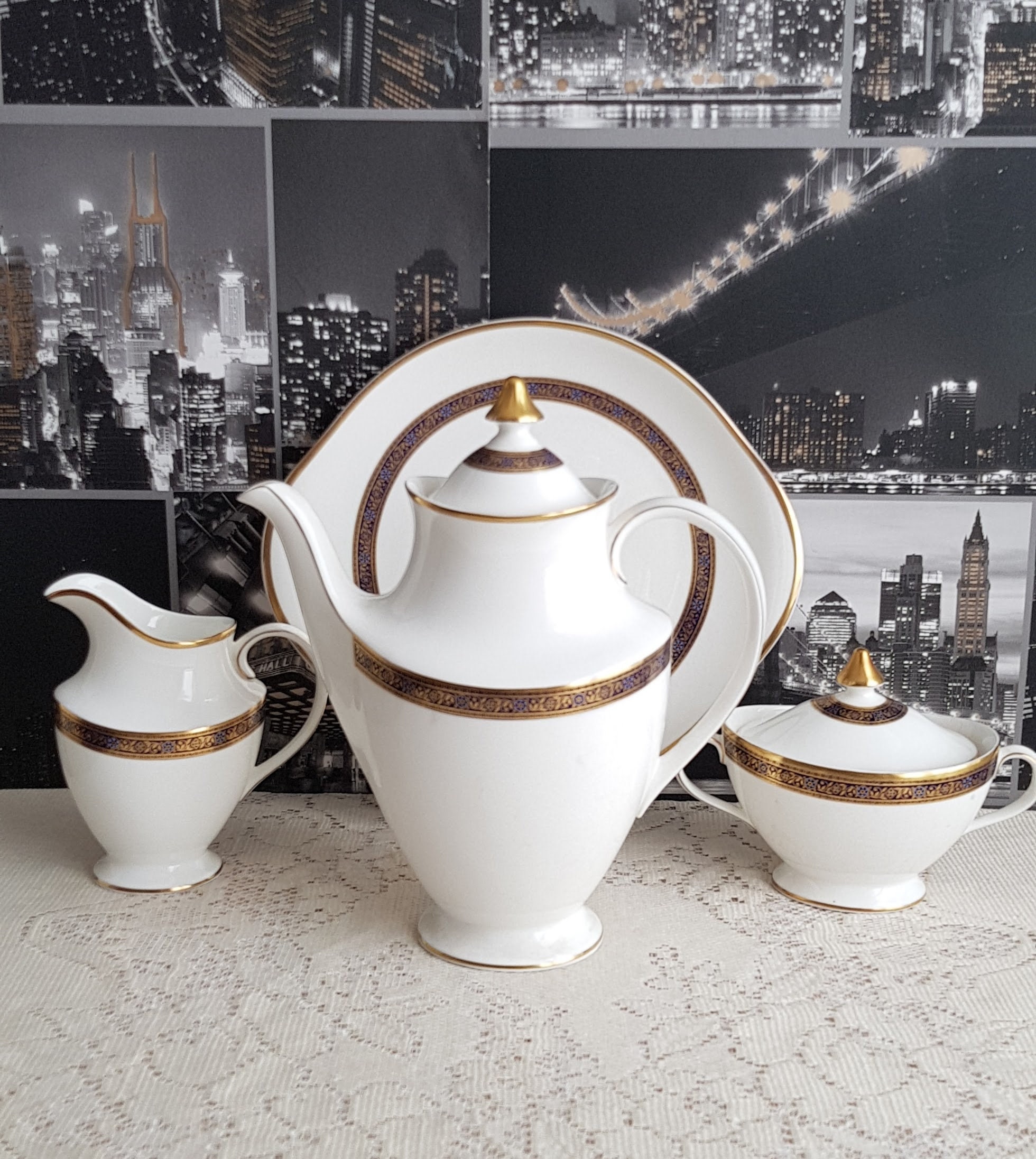 Royal Doulton Harlow Tea Cups and Set, Coffee Pot and Set,tea Trio Tea
