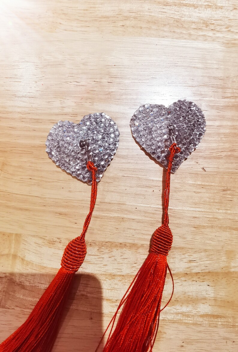 Handmade Nipple Tassels with 3 sets coloured tassels Etsy