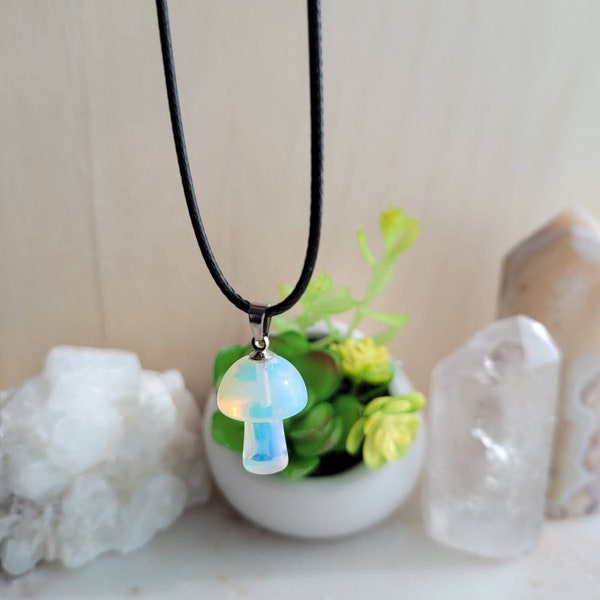 Opalite Mushroom necklace