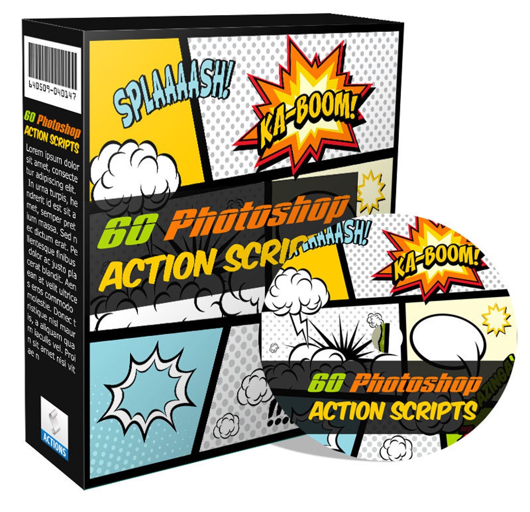 60 Photoshop Action Scripts - Etsy