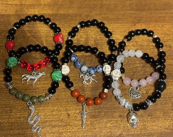 Norse Deities Gemstone Bracelets