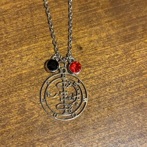 Asmodeus Sigil Crystal Necklace
