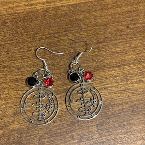 Asmodeus Sigil Devotional Earrings
