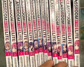 Classroom Of The Elite 1st Year, Elite Classroom Vol 1 - Vol 11.5 Novel English