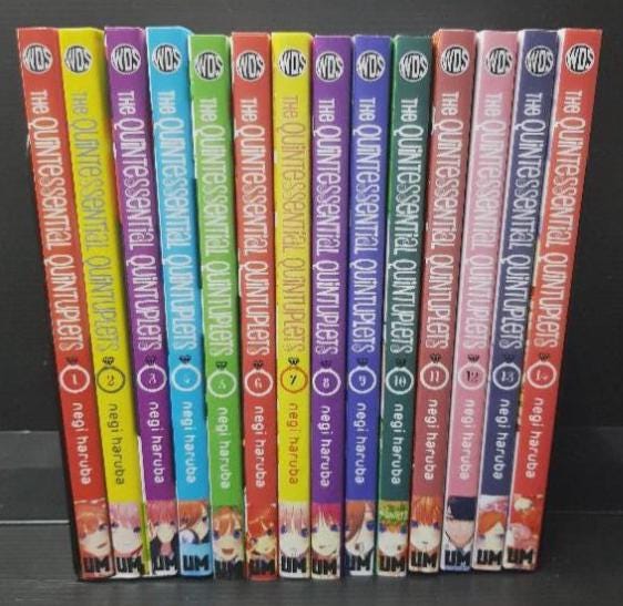 The Quintessential Quintuplets 全巻セット英語版 The Quintessential