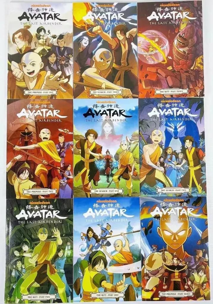 AVATAR the Last Airbender 18 Books English Version Full Complete